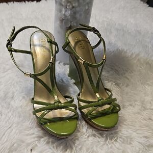 a.n.a Stylish Olive Strappy Heels